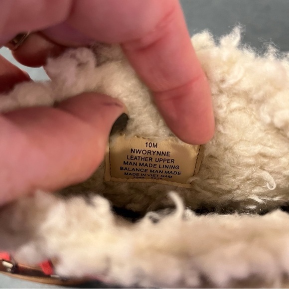 Nine West sz 10 chestnut Leather Orynne Ankle hiking Boot - Picture 15 of 16